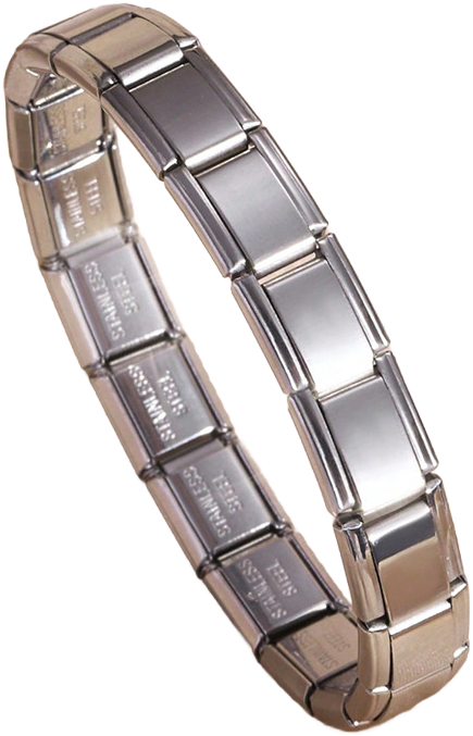 Italian Charm Bracelet Base Chain – 18-Module (4240)