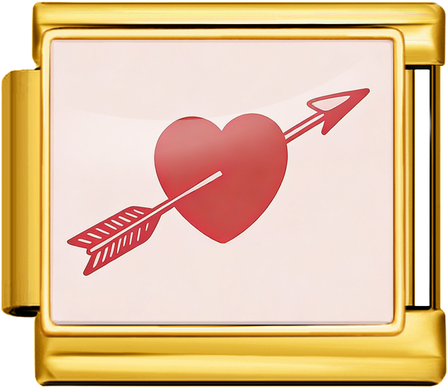 Italian Charm Bracelet – Valentine – Pink