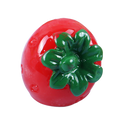 Clear Strawberry Resin Charm