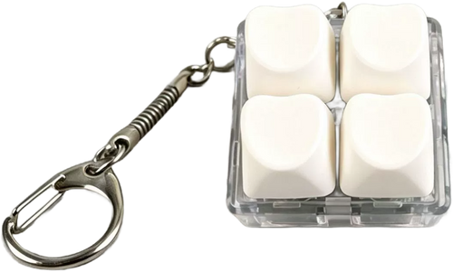 4-Button Fidget Keychain – Colour Options