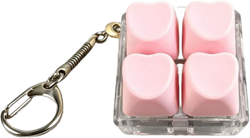 4-Button Fidget Keychain – Colour Options