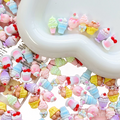 Snowflake Ice Cream Resin Charms