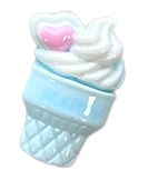 Snowflake Ice Cream Resin Charms
