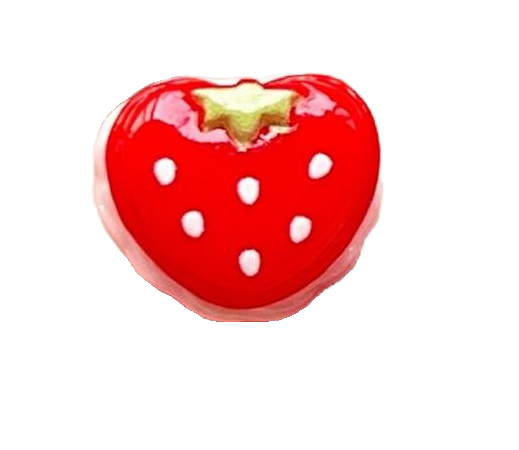 Mini Strawberry Perfume Resin Charm