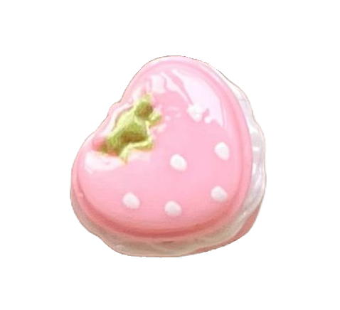 Mini Strawberry Perfume Resin Charm