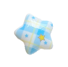 Patterned Star & Heart Resin Charms