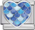 Italian Charm Pendant – Heart (8039)