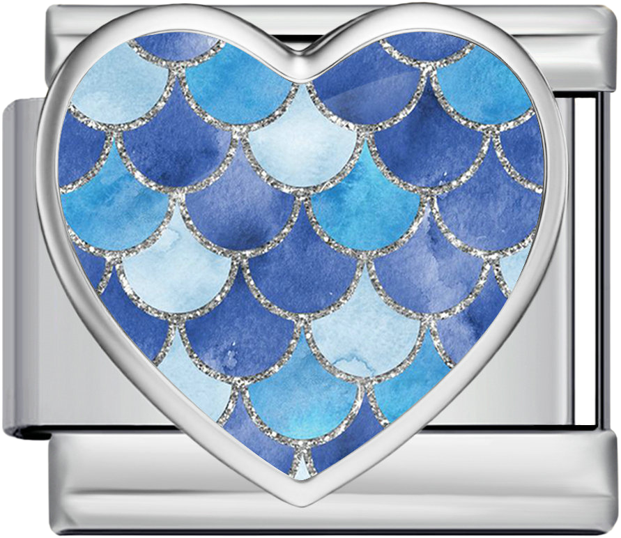 Italian Charm Pendant – Heart (8039)