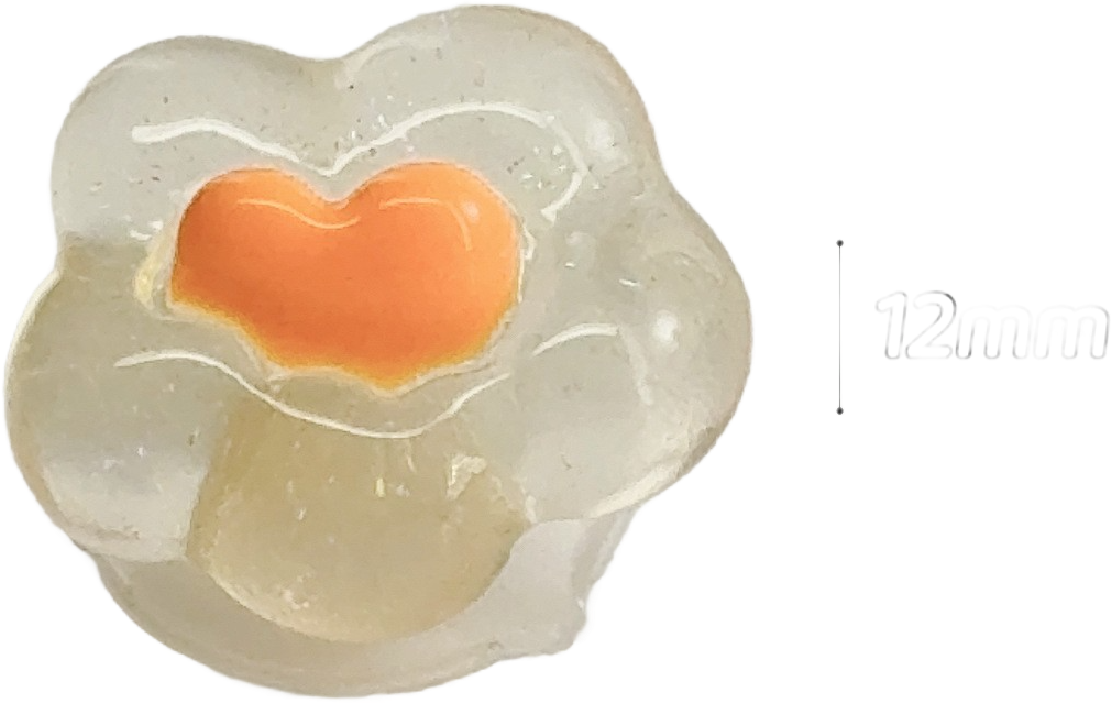 Pearl Cloud, Star & Heart Resin Charms