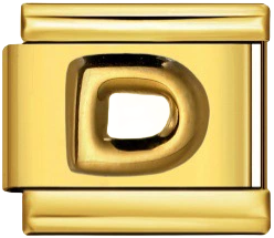 Italian Charm Bracelet – Alphabet – Gold