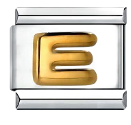 Italian Charm Bracelet – Alphabet – Gold