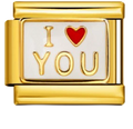Italian Charm Ring – Gold (1073)