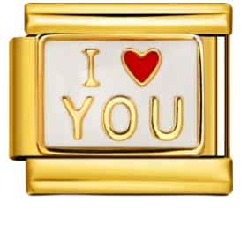 Italian Charm Ring – Gold (1073)
