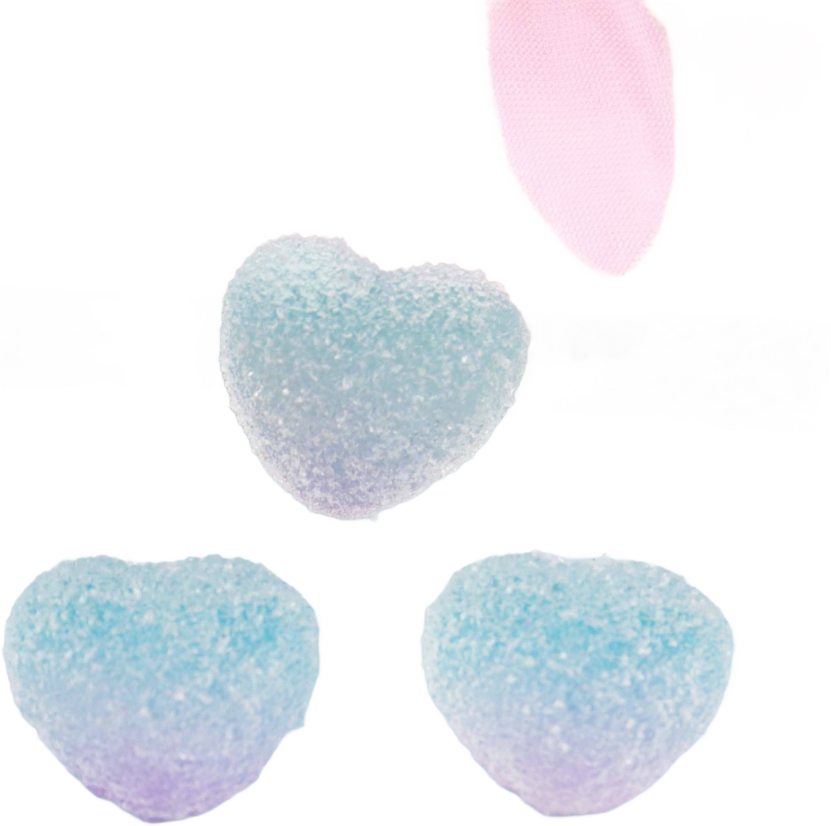 Soft Candy Gradient Heart & Star Resin Charms