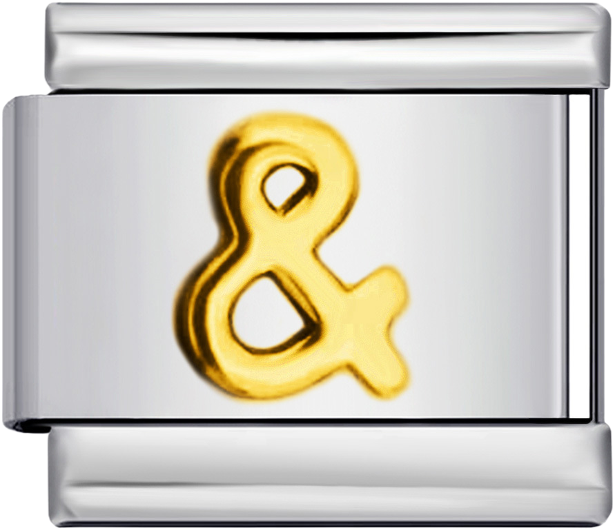 Italian Charm Necklace – Gold & Silver (1289)
