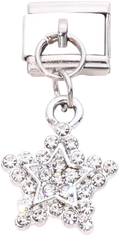 Italian Charm Necklace – Star & Four-Leaf