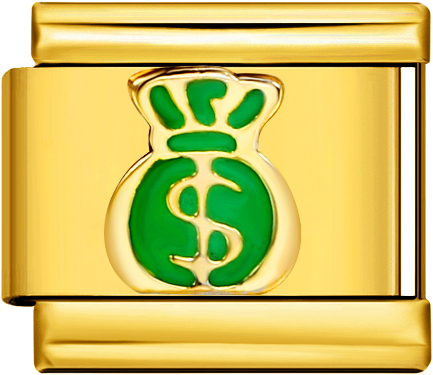 Italian Charm Ring – Gold (1073)