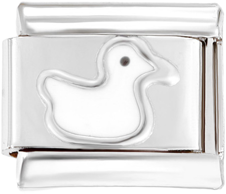 Italian Charm Ring – Duck – Yellow