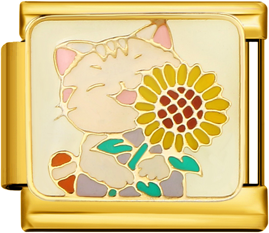 Italian Charm Ring – Gold (1416)