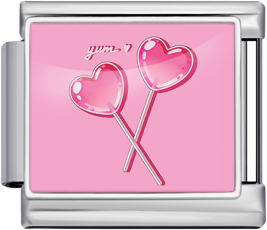Italian Charm Ring – Pink