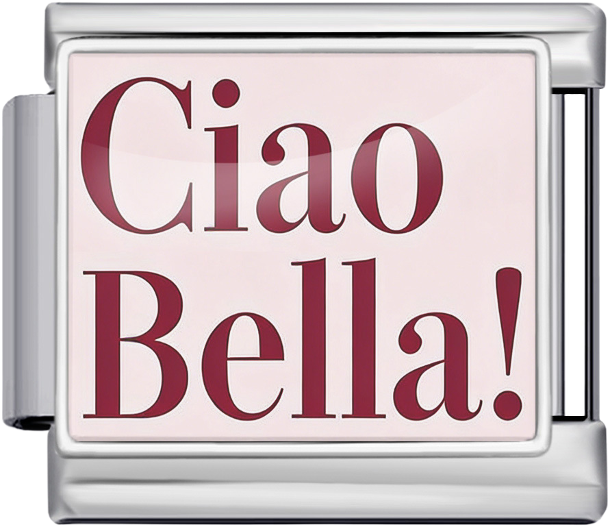 Italian Charm Ring – Pink