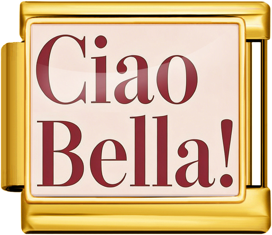 Italian Charm Ring – Pink