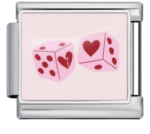 Italian Charm Ring – Pink