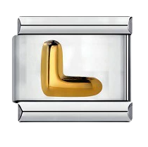 Italian Charm Bracelet – Alphabet – Gold