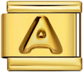 Italian Charm Bracelet – Alphabet – Gold