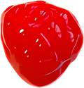 Mini Strawberry Resin Charms (1402)