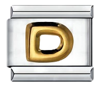 Italian Charm Bracelet – Alphabet – Gold